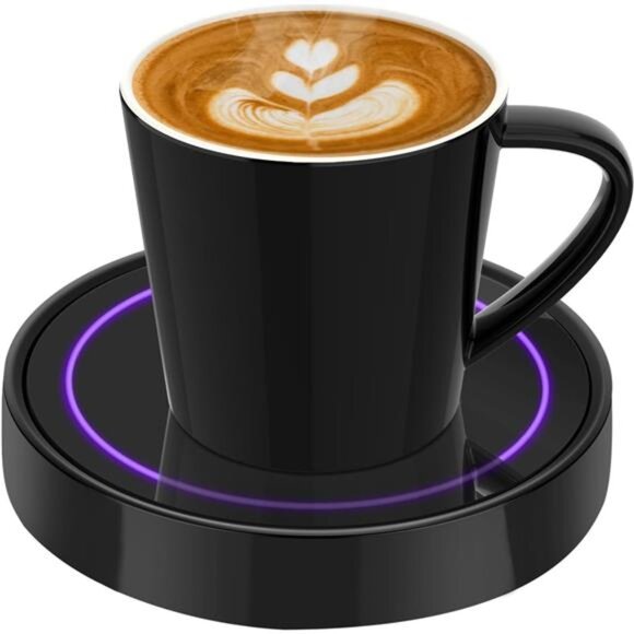 Coffee Mug Warmer Pressure-Activated, Auto On/Off Gravity-induction Mug Warmer - Picture 1 of 7